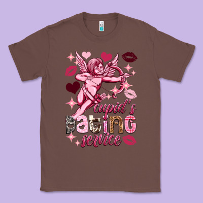 Cupid's Dating Service Valentine's Day Classic Tee Designed By Howdyjamesfarm