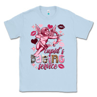 Dusty Blue Cupid's dating service Valentine's Day Classic Tee - HowdyJamesFarm