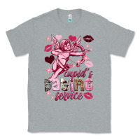 Heather Grey Cupid's dating service Valentine's Day Classic Tee - HowdyJamesFarm