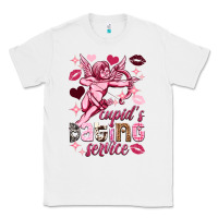 White Cupid's dating service Valentine's Day Classic Tee - HowdyJamesFarm