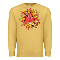 Antique Gold watermelon sunflower Premium Sweatshirt - BarkalooDesign