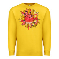 Lemon watermelon sunflower Premium Sweatshirt - BarkalooDesign