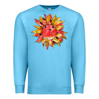 Ocean Blue watermelon sunflower Premium Sweatshirt - BarkalooDesign