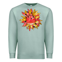Seafoam watermelon sunflower Premium Sweatshirt - BarkalooDesign