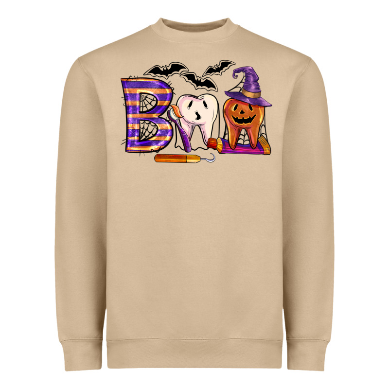 Dental Boo Halloween Heavyweight Sweatshirt by LillyAllenDesigns | Teevron