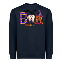 Navy dental boo halloween Heavyweight Sweatshirt - LillyAllenDesigns