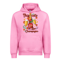 Fuchsia Pink this calls for champagne Urban Hoodie - AdoDesignShop