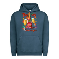 Pigment Midnight Navy this calls for champagne Urban Hoodie - AdoDesignShop