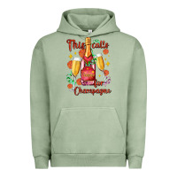 Pigment Oil Green this calls for champagne Urban Hoodie - AdoDesignShop