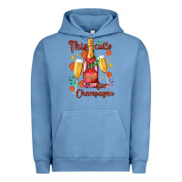 Pigment Pebble Blue this calls for champagne Urban Hoodie - AdoDesignShop