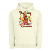 Pigment Pistachio this calls for champagne Urban Hoodie - AdoDesignShop