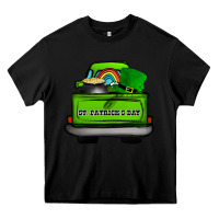 Black St Patrick's Day Truck Heavy Core Tee - Bettercallsaul