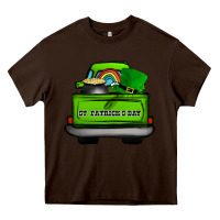 Chocolate Brown St Patrick's Day Truck Heavy Core Tee - Bettercallsaul