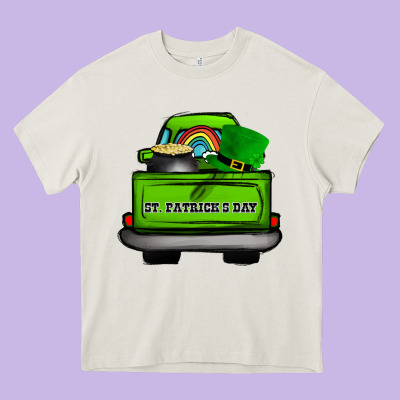 St Patrick's Day Truck Heavy Core Tee Designed By Bettercallsaul