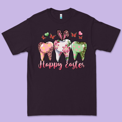 Happy Easter Dental Premium Tee Designed By Ranaportraitstore