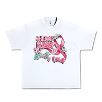 White chemo hair dont care Urban Heavy Tee - CowGirlArtShop