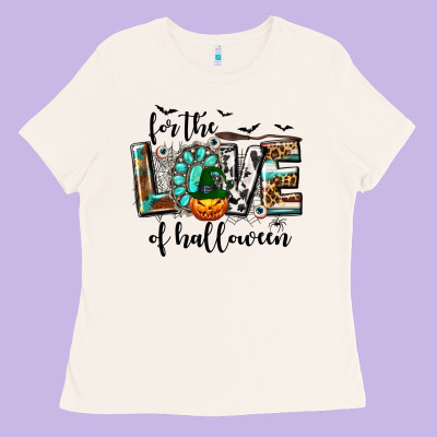 Western For The Love Of Halloween Ladies Tee Designed By Texasbilliewilder