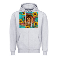 Western Lion Tumbler Zipper Hoodie | Teevron