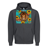 Smoke western lion tumbler Zipper Hoodie - Artiststas