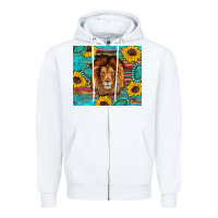 White western lion tumbler Zipper Hoodie - Artiststas
