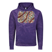 Cloud Purple Baseball leopard glitter background Vintage Hoodie - HowdyJamesFarm
