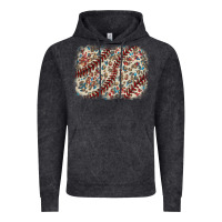 Baseball Leopard Glitter Background Vintage Hoodie | Teevron