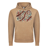 Vintage Coffee Baseball leopard glitter background Vintage Hoodie - HowdyJamesFarm