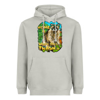 Moon Dust raccoon home is where the trash is Heavyweight Hoodie - BarkalooDesign