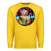 Lemon coconut drink colorful leopard Premium Sweatshirt - BarkalooDesign
