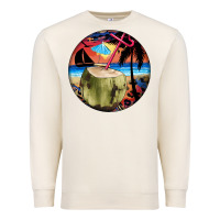 Sandshell coconut drink colorful leopard Premium Sweatshirt - BarkalooDesign