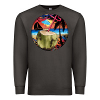 Smoke coconut drink colorful leopard Premium Sweatshirt - BarkalooDesign