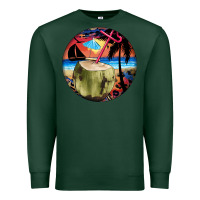 Sports Green coconut drink colorful leopard Premium Sweatshirt - BarkalooDesign