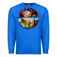 True Royal coconut drink colorful leopard Premium Sweatshirt - BarkalooDesign