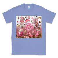 Colony Blue cafecito y chisme with leopard tumbler tbs Classic Tee - TumblerDesignByShophia