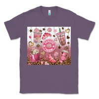 Lavender cafecito y chisme with leopard tumbler tbs Classic Tee - TumblerDesignByShophia