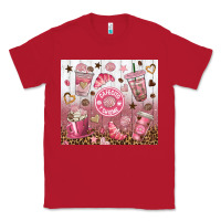 Red cafecito y chisme with leopard tumbler tbs Classic Tee - TumblerDesignByShophia