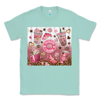 Seafoam cafecito y chisme with leopard tumbler tbs Classic Tee - TumblerDesignByShophia