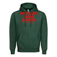 Sports Green merciless indian savages Zipper Hoodie - longCreatives