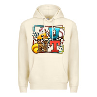 Sandshell Baseball and Softball aunt leopard frame Premium Hoodie - LillyAllenDesigns