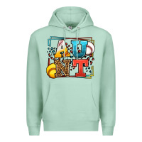 Seafoam Baseball and Softball aunt leopard frame Premium Hoodie - LillyAllenDesigns