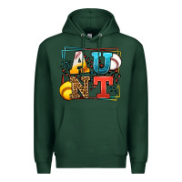 Sports Green Baseball and Softball aunt leopard frame Premium Hoodie - LillyAllenDesigns
