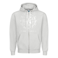 Dove Grey Time Travel Traveler Watch Vintage Clock Steampunk Gift Zipper Hoodie - longCreatives