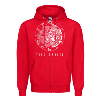 Time Travel Traveler Watch Vintage Clock Steampunk Gift Zipper Hoodie | Teevron