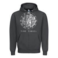 Smoke Time Travel Traveler Watch Vintage Clock Steampunk Gift Zipper Hoodie - longCreatives
