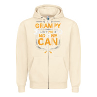 Sandshell Mens Grampy Funny Handyman Fix It Fathers Day Gift Zipper Hoodie - longCreatives