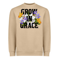 Mushroom Grow In Grace Heavyweight Sweatshirt - LillyAllenDesigns