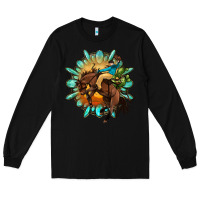 Black gemstone cowboy Long Sleeve Tee - OliviaCreatesArt