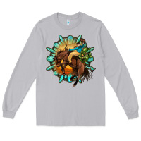 Moon Dust gemstone cowboy Long Sleeve Tee - OliviaCreatesArt