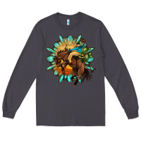 Smoke gemstone cowboy Long Sleeve Tee - OliviaCreatesArt