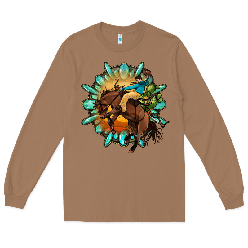 Gemstone Cowboy Long Sleeve Tee by OliviaCreatesArt | Teevron